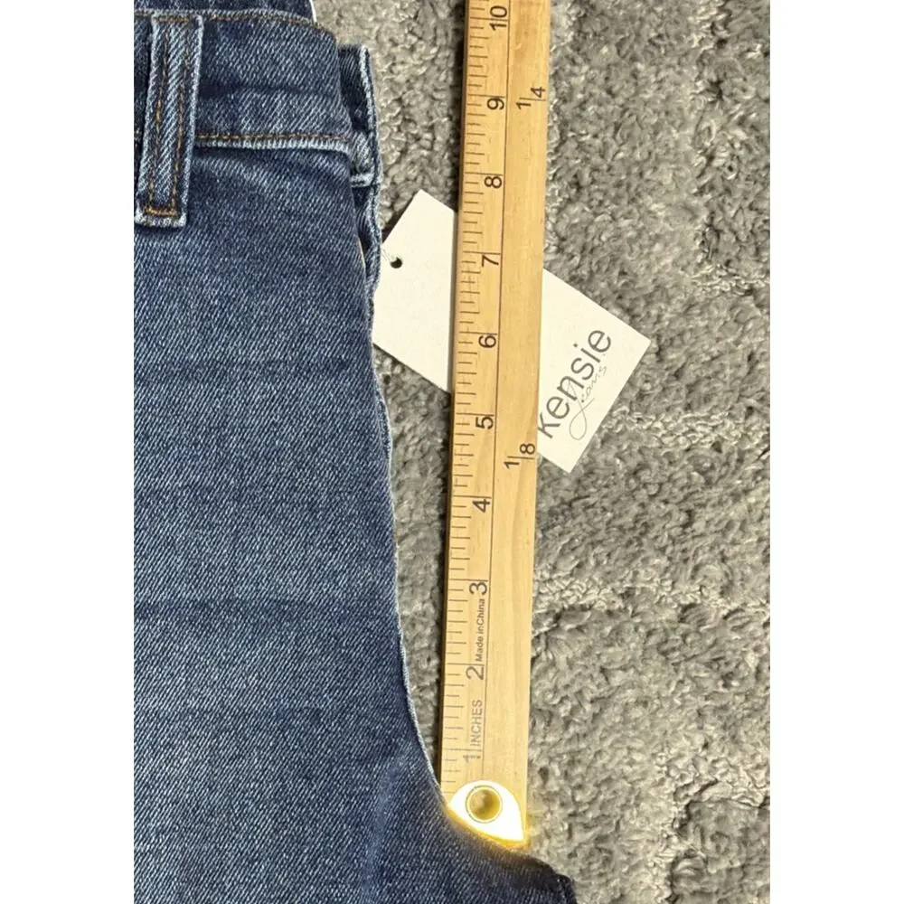 Kensie Jeans Vintage Luxe Women's The Short Size 6/28 Lesina Blue Denim Shorts - Picture 8 of 8